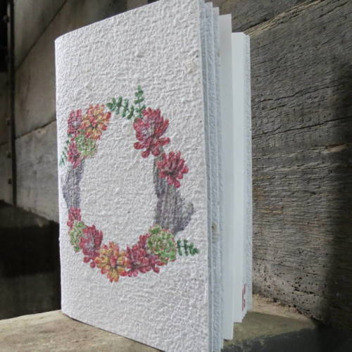 Growing Paper - Note Book - Wreath