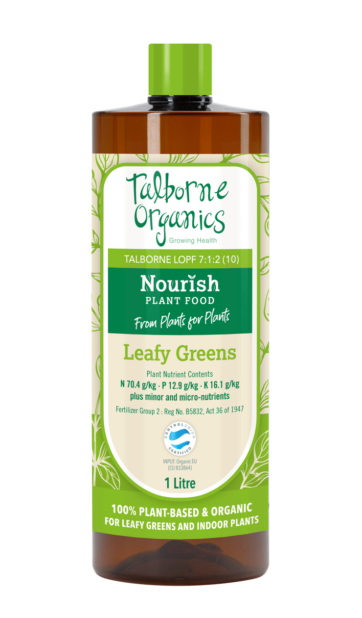 Talborne Nourish Leafy Greens 7:1:2 - Organic Soil / Hydroponic Nutrients