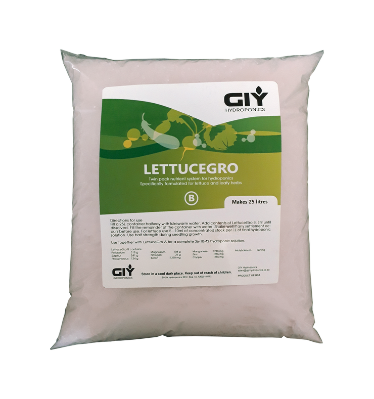 GIY Hydroponics - LettuceGro - Granular Hydroponic / Soil Nutrients