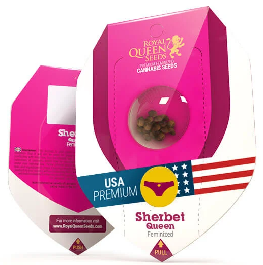 Royal Queen Seeds - Sherbet Queen - Cannabis Breeders Pack - Feminized Cannabis Seeds