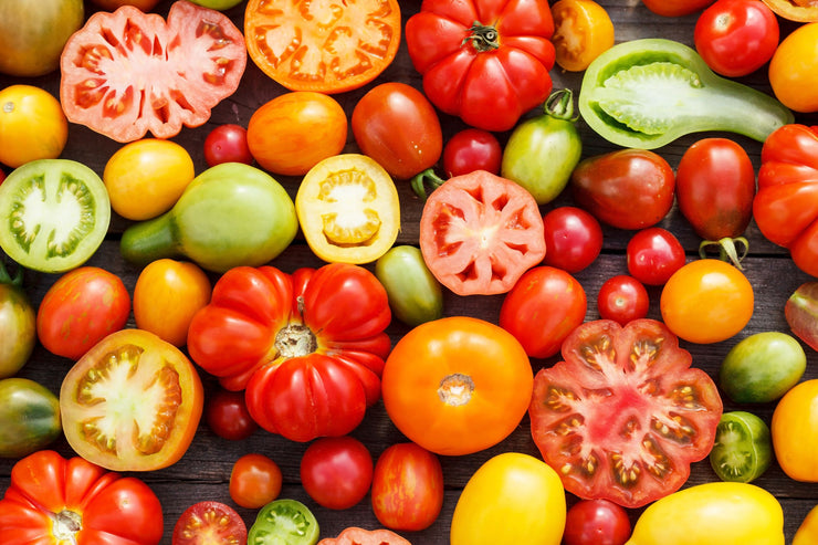 Heirloom Tomato Rainbow Mix - Lycopersicon Esculentum - Vegetables - 10 Seeds - ORGANIC