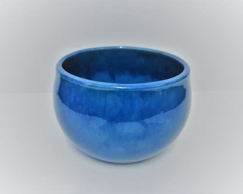 Jade Glazed Ceramic Round Bowl