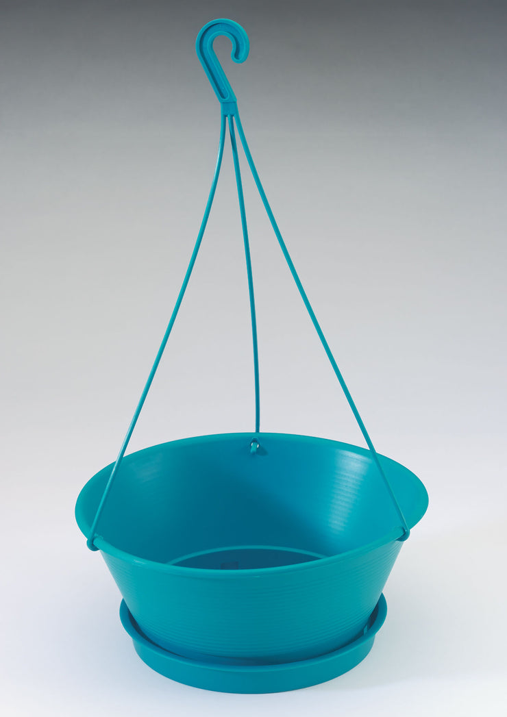 Turquoise Hanging Bowl / Pot - 25cm