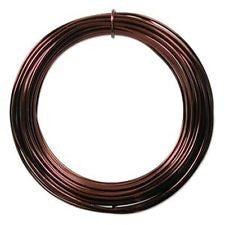 Bonsai Shaping Wire - Brown anodised aluminium - 1mm thick - 100 gram roll