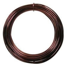 Bonsai Shaping Wire - Brown anodised aluminium - 4mm thick - 100 gram roll