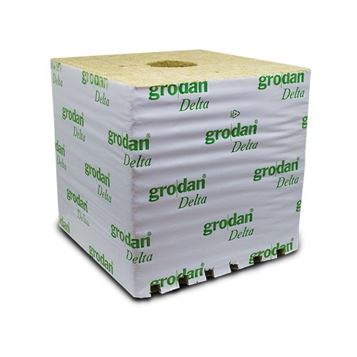 Grodan Delta 15cm x 15cm x 15cm Rockwool Blocks - Propagation & Seed Starting