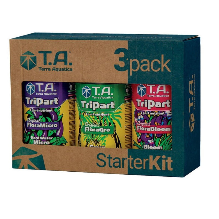 Terra Aquatica 3 Pack Tripart Starter Kit - Hydroponic / Soil Nutrients