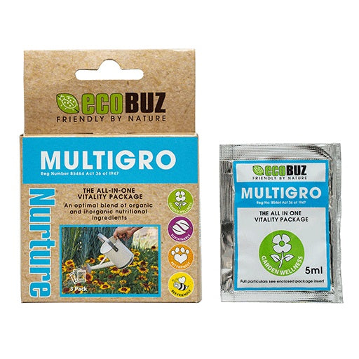 EcoBuz Multigro 3 x 5ml - Hydroponic & Soil Nutrients