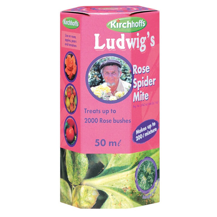 Ludwig's Rose Spider Mite Spray - 50ml - Hydroponic & Soil Plant Care