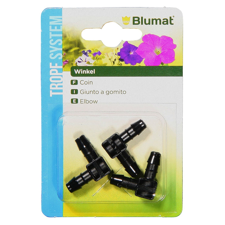 Blumat Elbow 8-8mm 3 pcs - Hydroponic System / Irrigation System - Blumat Components