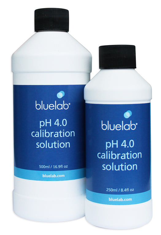 Bluelab 500ML pH 4.0 Calibration Solution - Hydroponic Testing Equipment