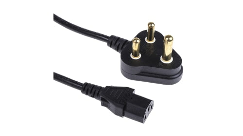 RSA Plug to Female IEC Lead (3 x 0.75 mm Strand) - 1.8 m - Hydroponic Accesories