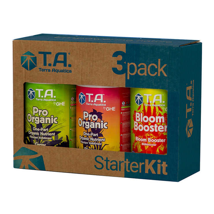 Terra Aquatica 3 Pack Starter Kit Pro Organic 500ml Bottles - Hydroponic / Soil Nutrients