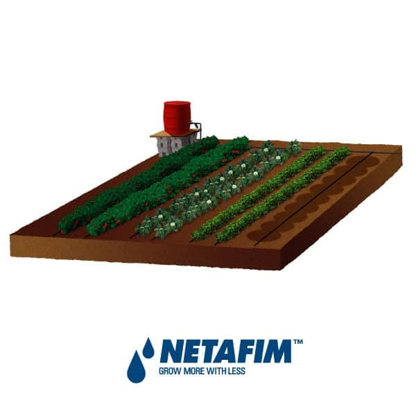 Drip Irrigation Kit - Commercial Grade - Netafim - 100m2 coverage