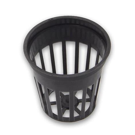 Black Plastic Round Net Pots - Hydroponic Growing Pots