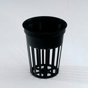 Black Plastic Round Net Pots - Hydroponic Growing Pots