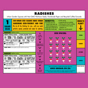 Gro-Urban - Square Foot Gardening Squares - Radish