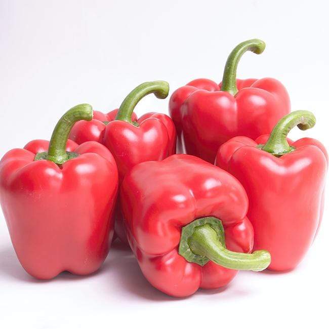 California Wonder Red Sweet Pepper - ORGANIC - Heirloom Vegetable - 5 Seeds