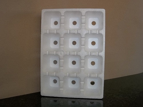 5 Pack - 12 Cell Polystyrene Seed Trays