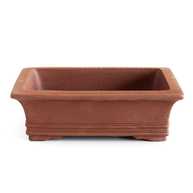 Unglazed 26cm x 18cm x 8cm Rectangular Bonsai Container / Pot