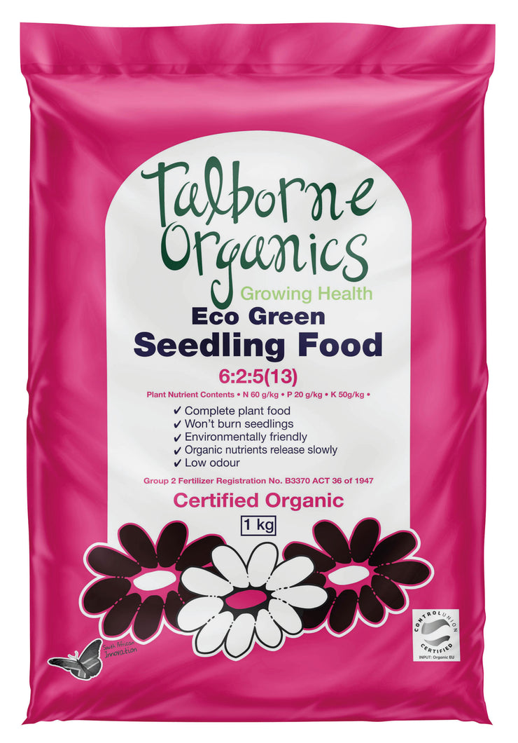 Talborne Organics - Seedling Food - Vegetables, Herbs & Flower Seedlings Organic Fertilizer - 1kg