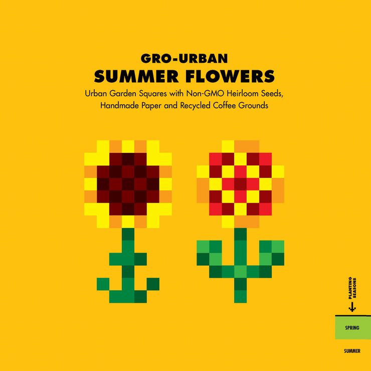 Gro-Urban - Square Foot Gardening Squares - Summer Flowers