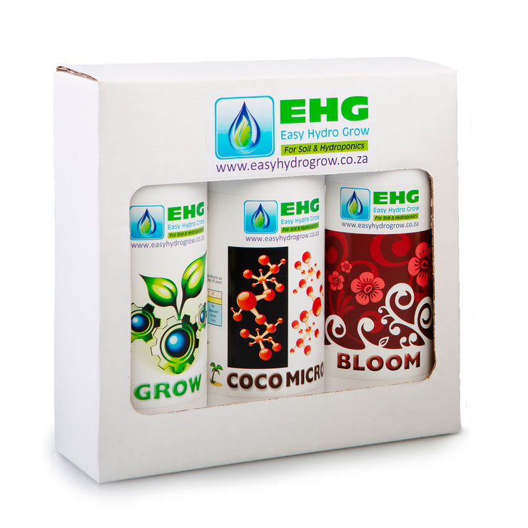 EHG (Easy Hydro Grow) - Tripak - Hydroponic / Soil Nutrient Kit