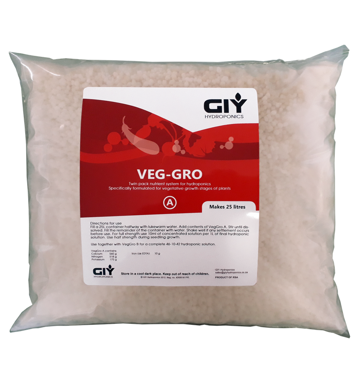 GIY Hydroponics - VegGro - Granular Hydroponic / Soil Nutrients