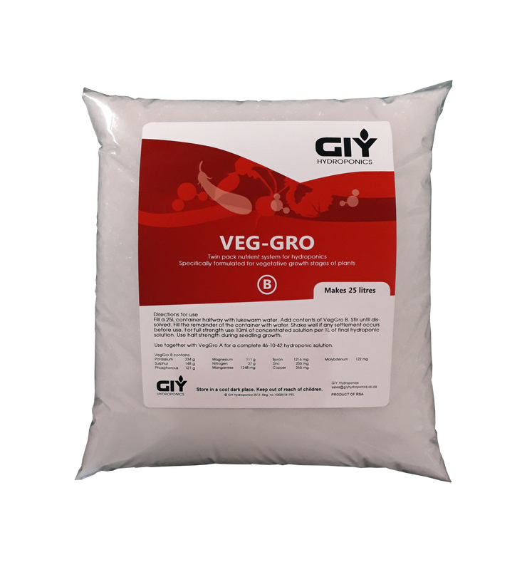 GIY Hydroponics - VegGro - Granular Hydroponic / Soil Nutrients