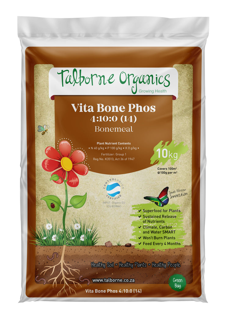 Talborne Organics - Vita Bone Phos - Trees, Shrubs & Root Vegetables Organic Fertilizer