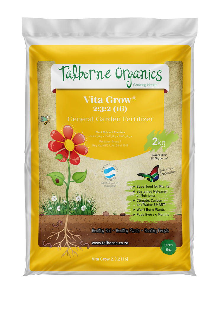 Talborne Organics - Vita Grow 2:3:2 (16) General Organic Fertilizer