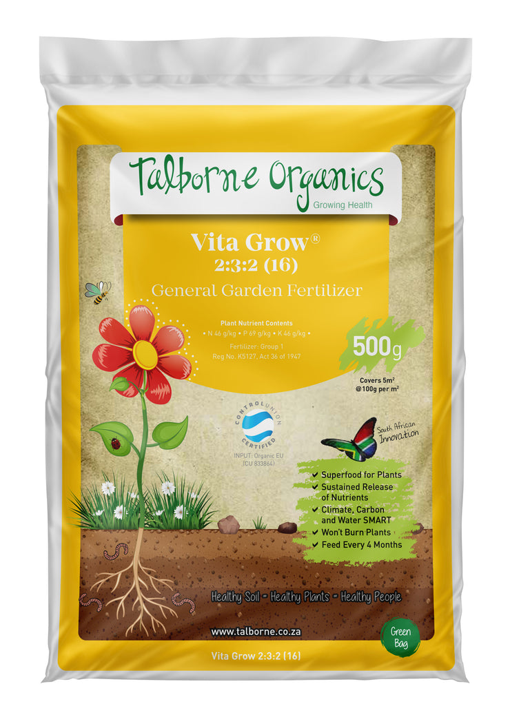 Talborne Organics - Vita Grow 2:3:2 (16) General Organic Fertilizer