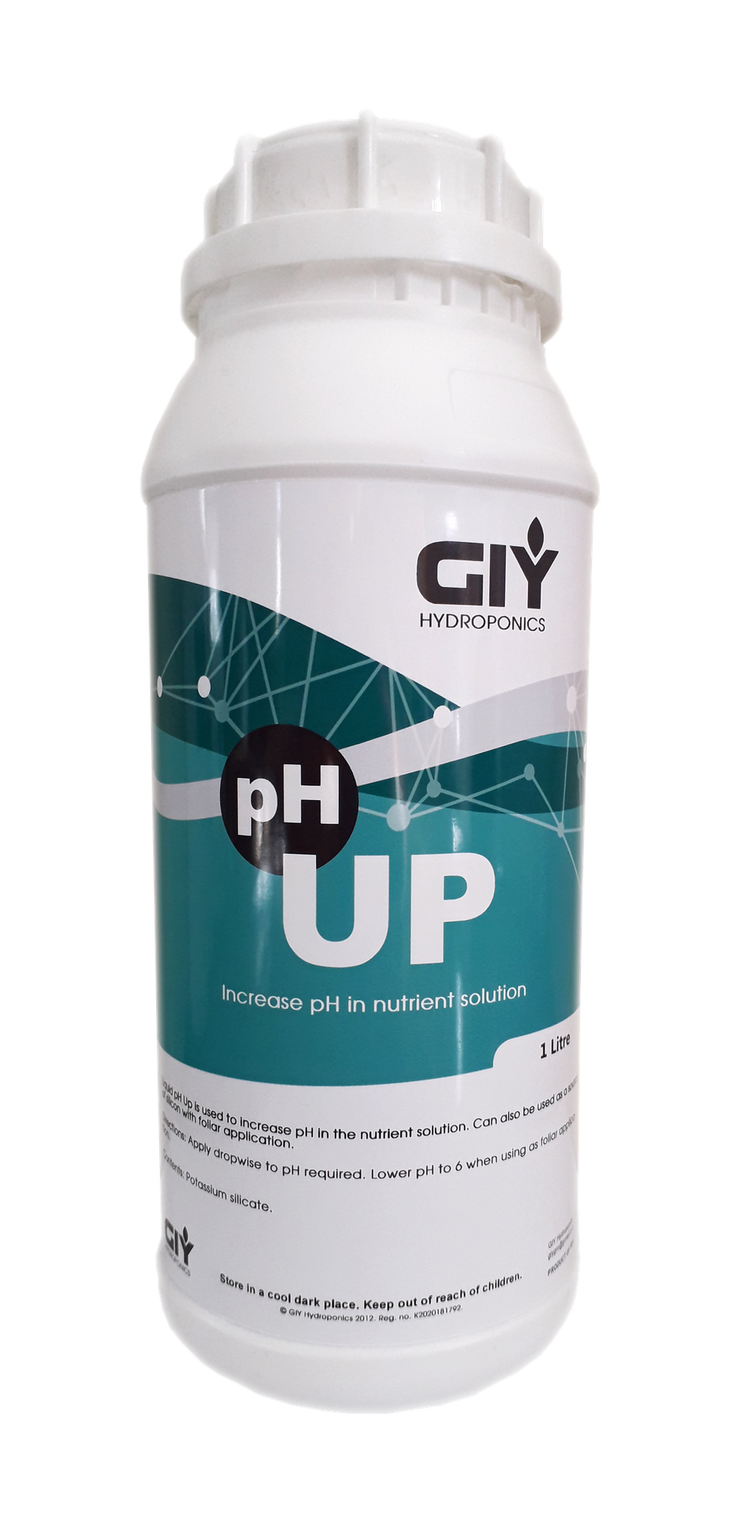GIY Hydroponics pH Up 1 Liter - Hydroponic Additives